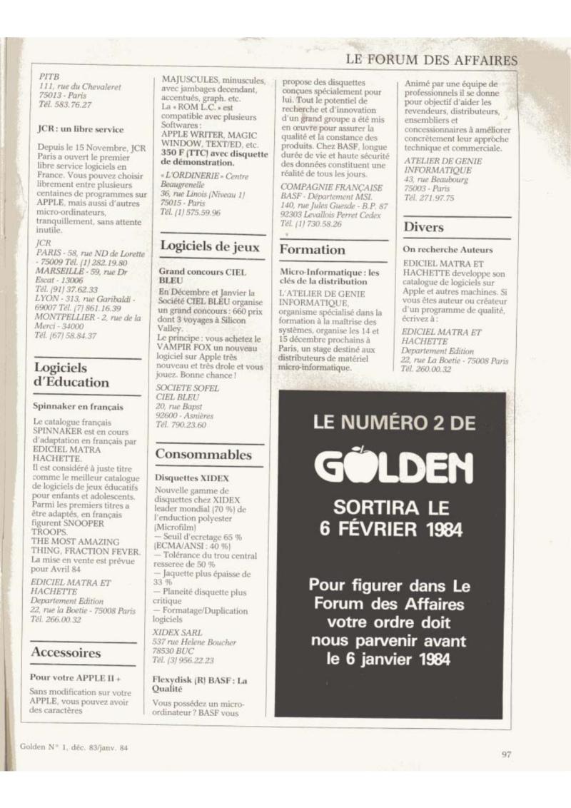 Golden Issue No 1 1983 12 IDG France FR — page 93