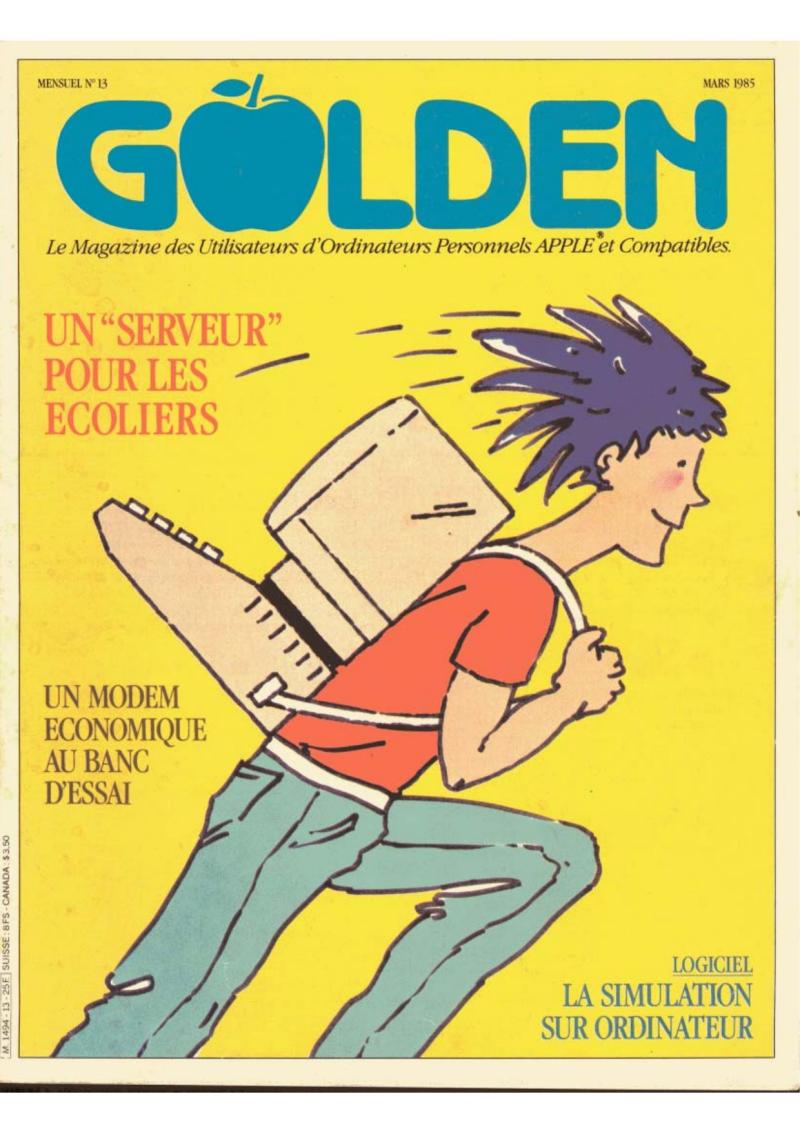 Golden Issue No 13 1985 03 IDG France FR — page 1