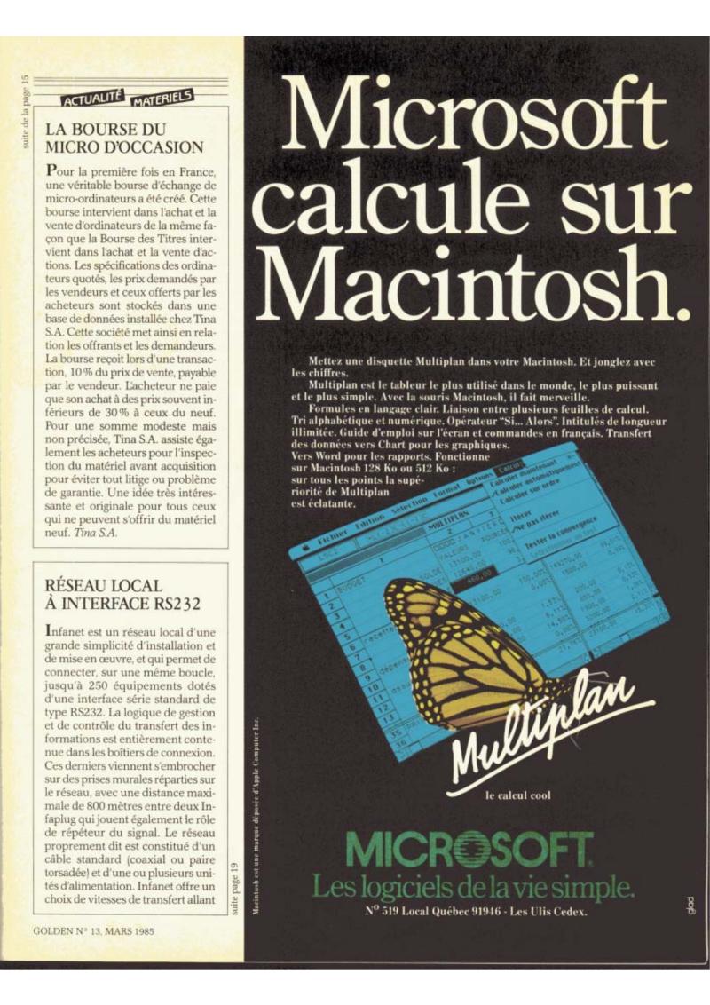 Golden Issue No 13 1985 03 IDG France FR — page 17