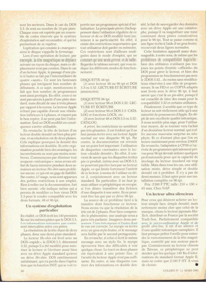 Golden Issue No 13 1985 03 IDG France FR — page 30