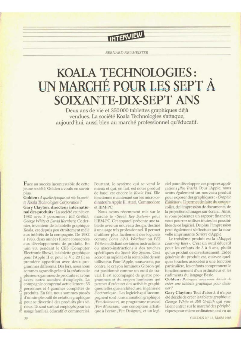 Golden Issue No 13 1985 03 IDG France FR — page 38