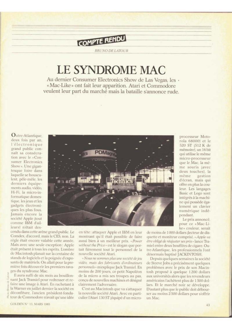 Golden Issue No 13 1985 03 IDG France FR — page 43