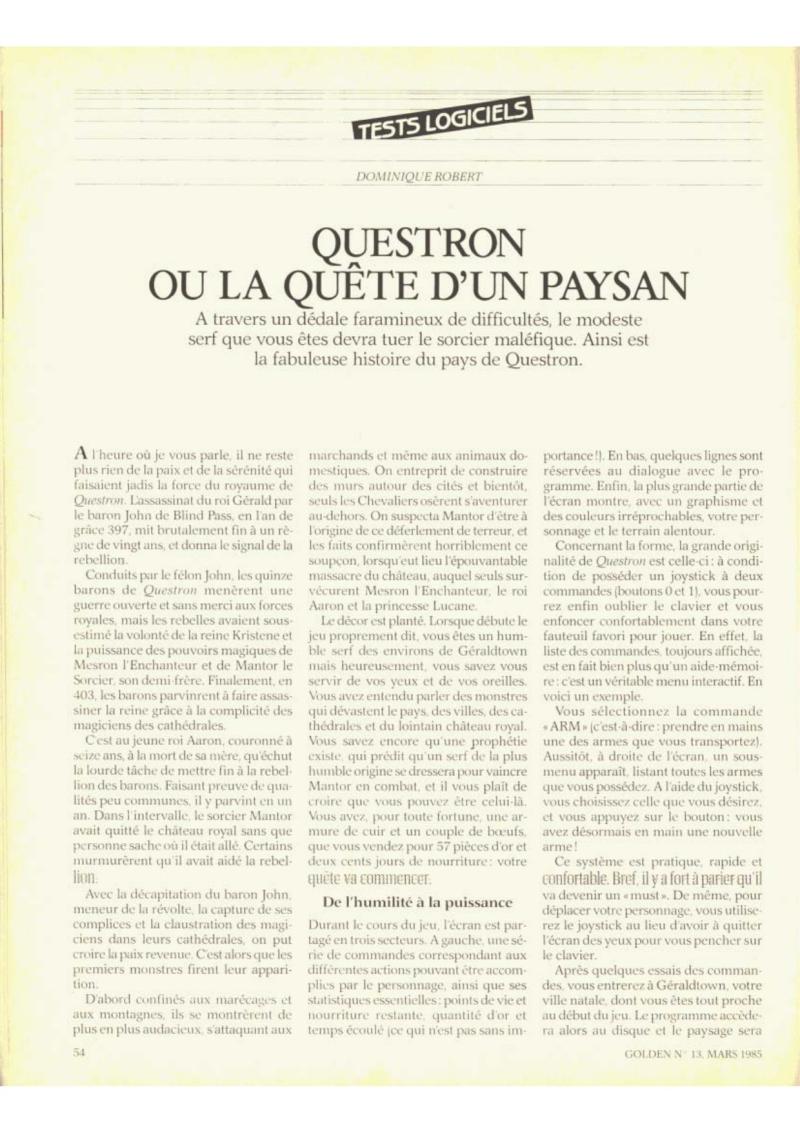 Golden Issue No 13 1985 03 IDG France FR — page 54