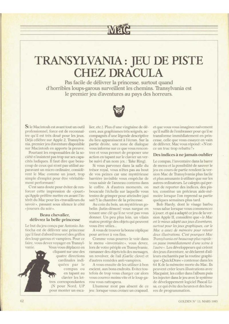 Golden Issue No 13 1985 03 IDG France FR — page 62