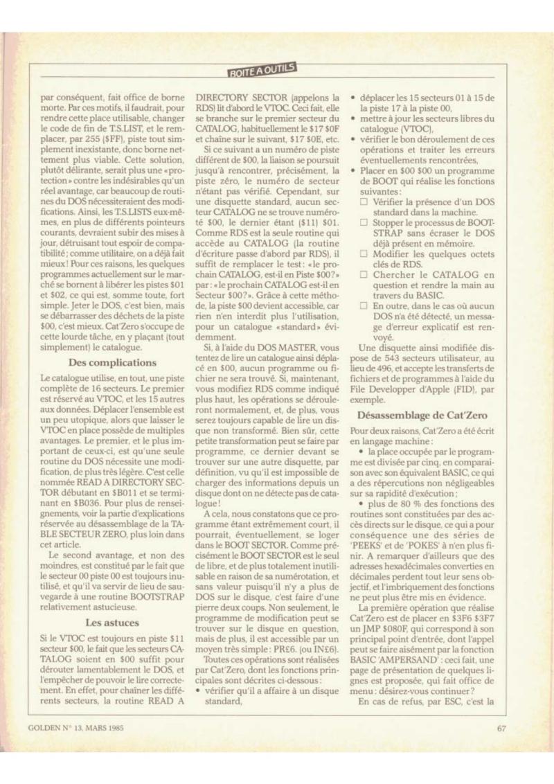 Golden Issue No 13 1985 03 IDG France FR — page 67