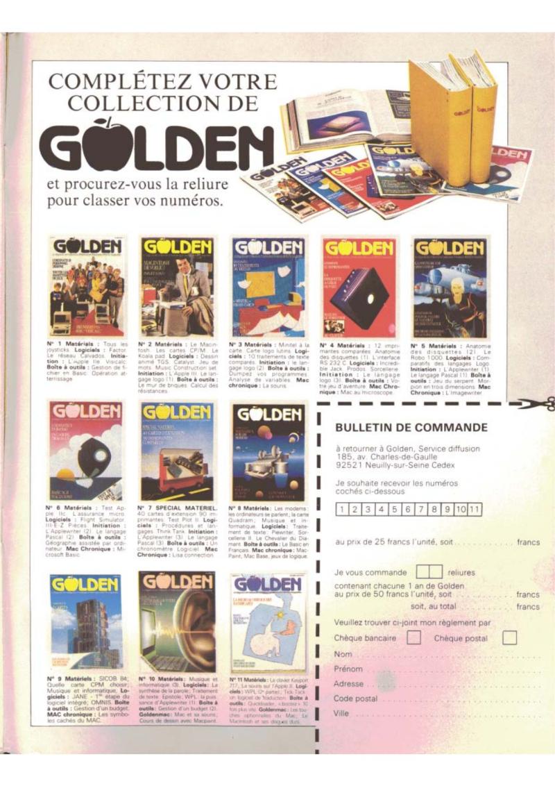 Golden Issue No 13 1985 03 IDG France FR — page 93