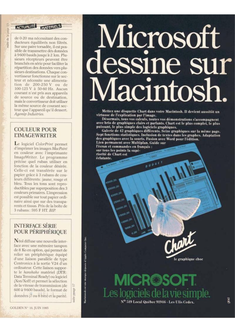 Golden Issue No 16 1985 06 IDG France FR — page 17