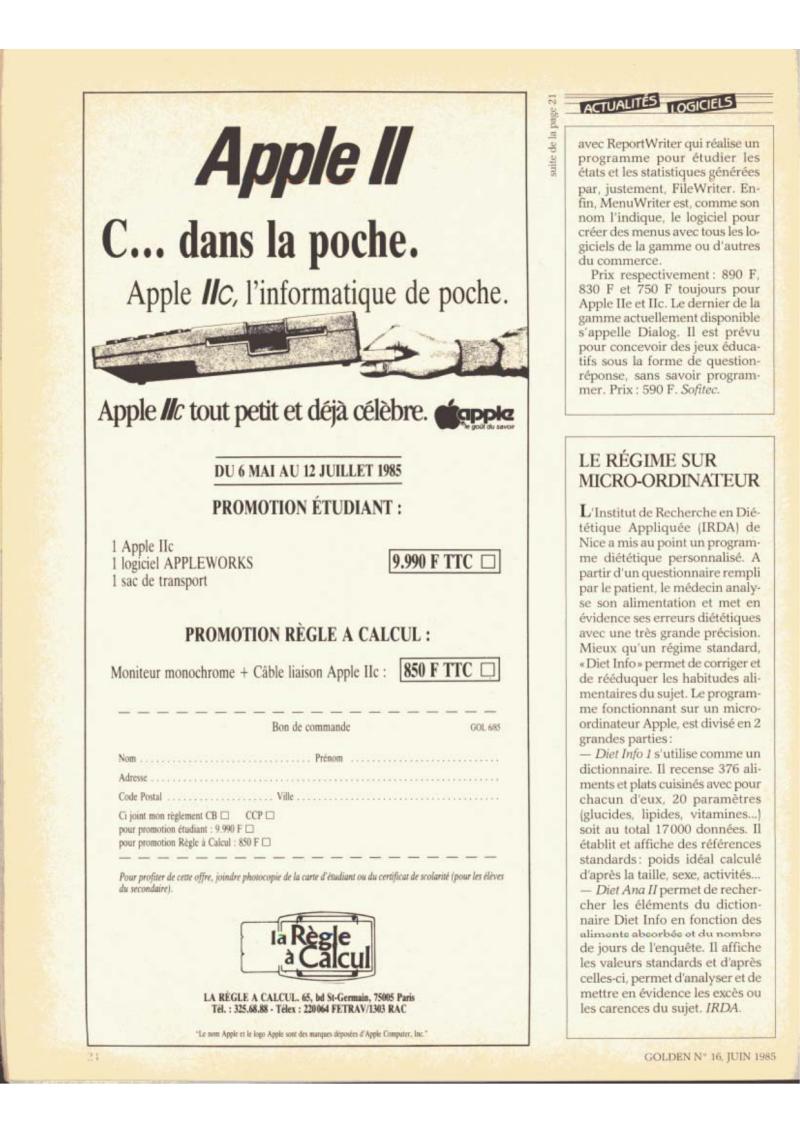 Golden Issue No 16 1985 06 IDG France FR — page 26