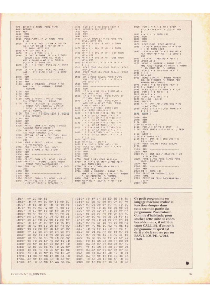Golden Issue No 16 1985 06 IDG France FR — page 39