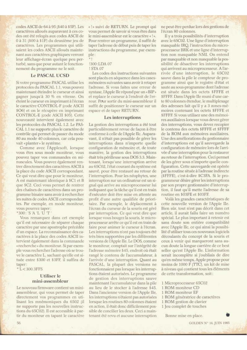 Golden Issue No 16 1985 06 IDG France FR — page 58