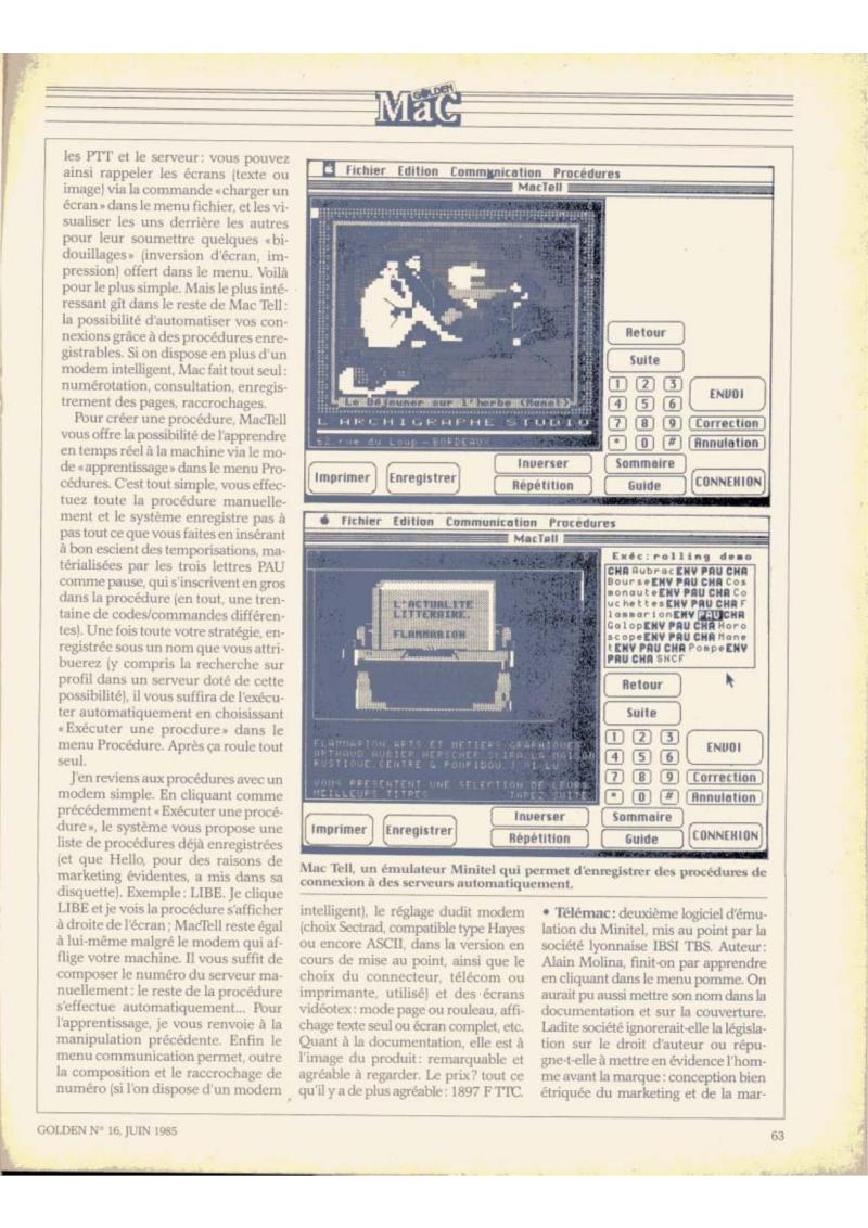 Golden Issue No 16 1985 06 IDG France FR — page 69