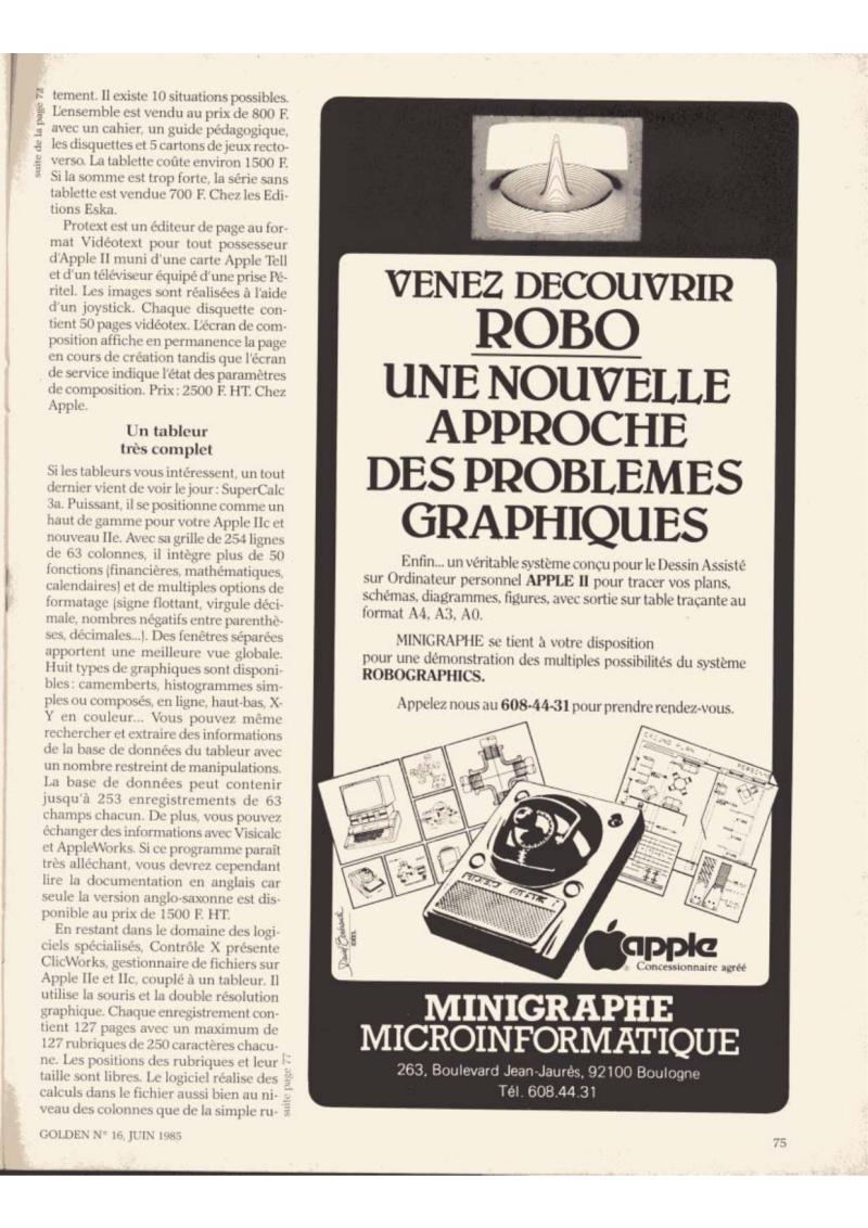 Golden Issue No 16 1985 06 IDG France FR — page 81