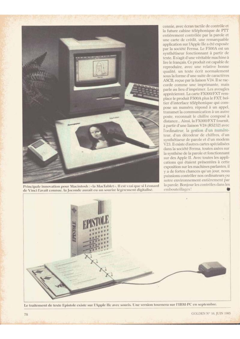Golden Issue No 16 1985 06 IDG France FR — page 84