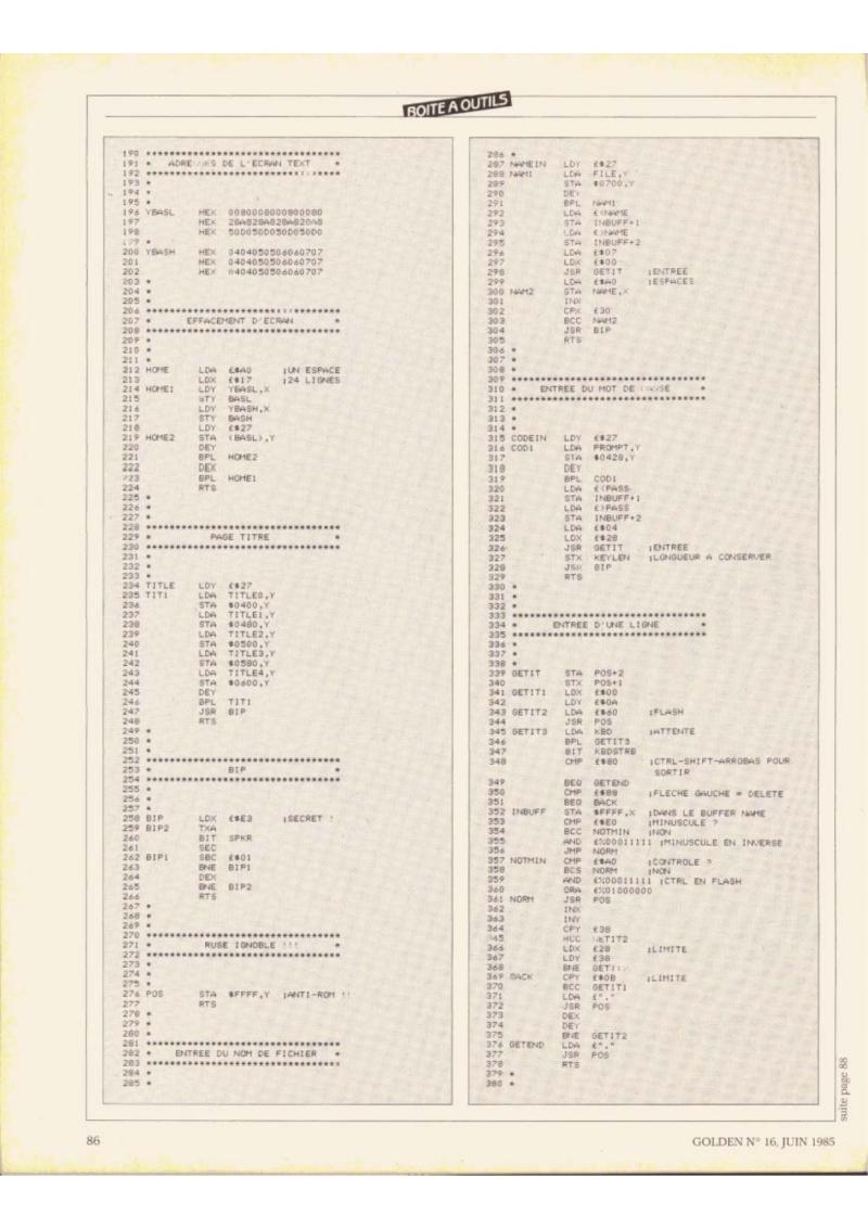 Golden Issue No 16 1985 06 IDG France FR — page 92