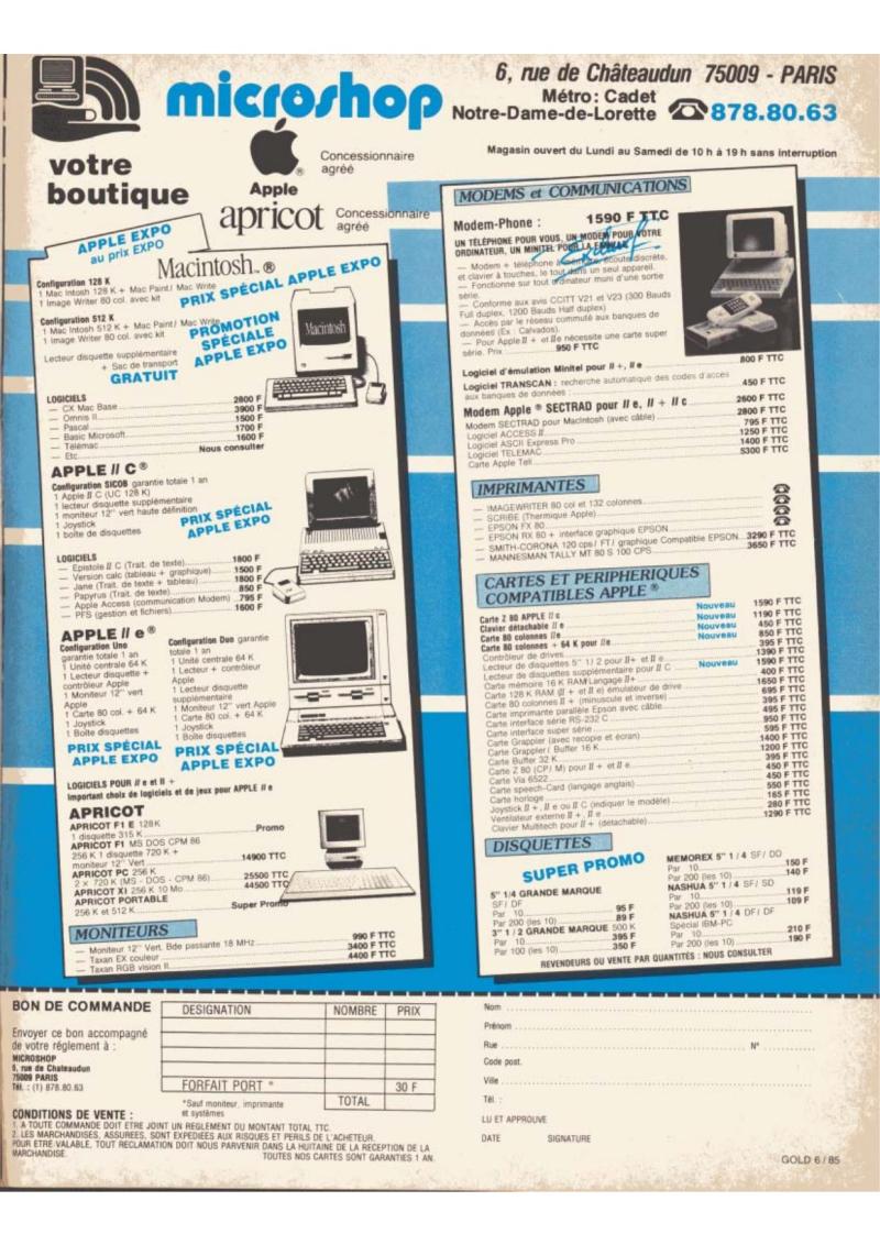 Golden Issue No 16 1985 06 IDG France FR — page 115