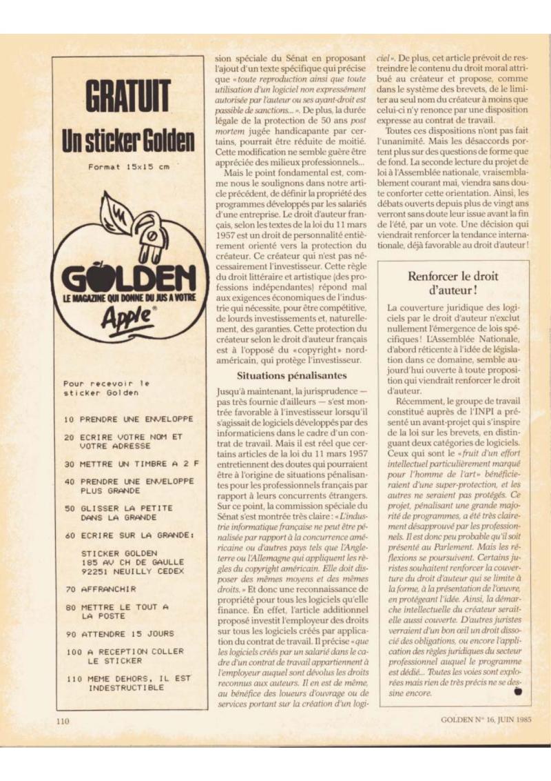 Golden Issue No 16 1985 06 IDG France FR — page 116