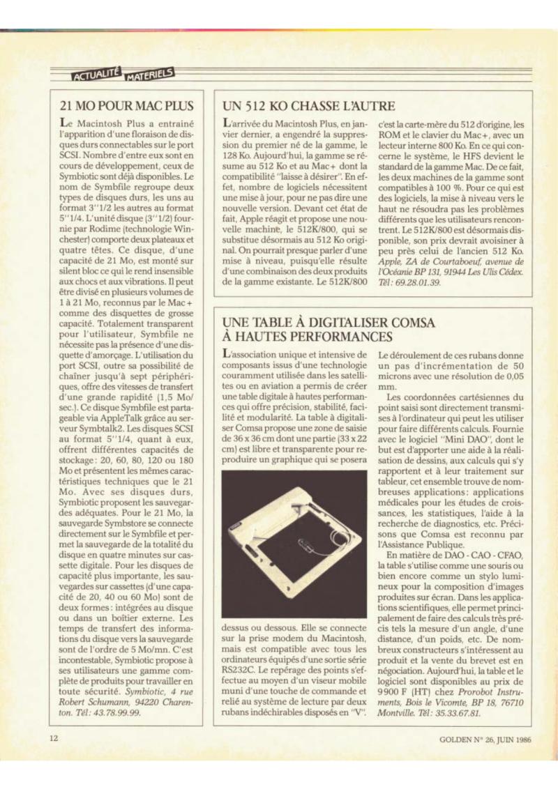 Golden Issue No 26 1986 06 IDG France FR — page 13