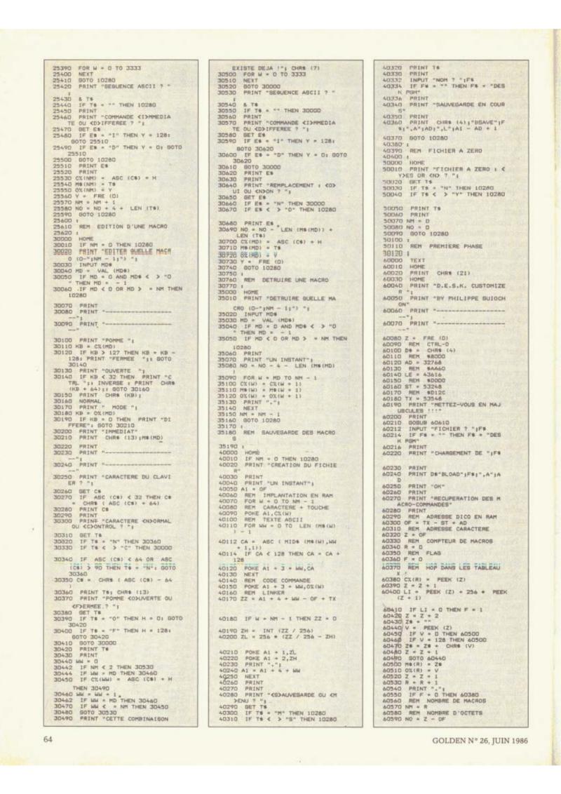 Golden Issue No 26 1986 06 IDG France FR — page 65