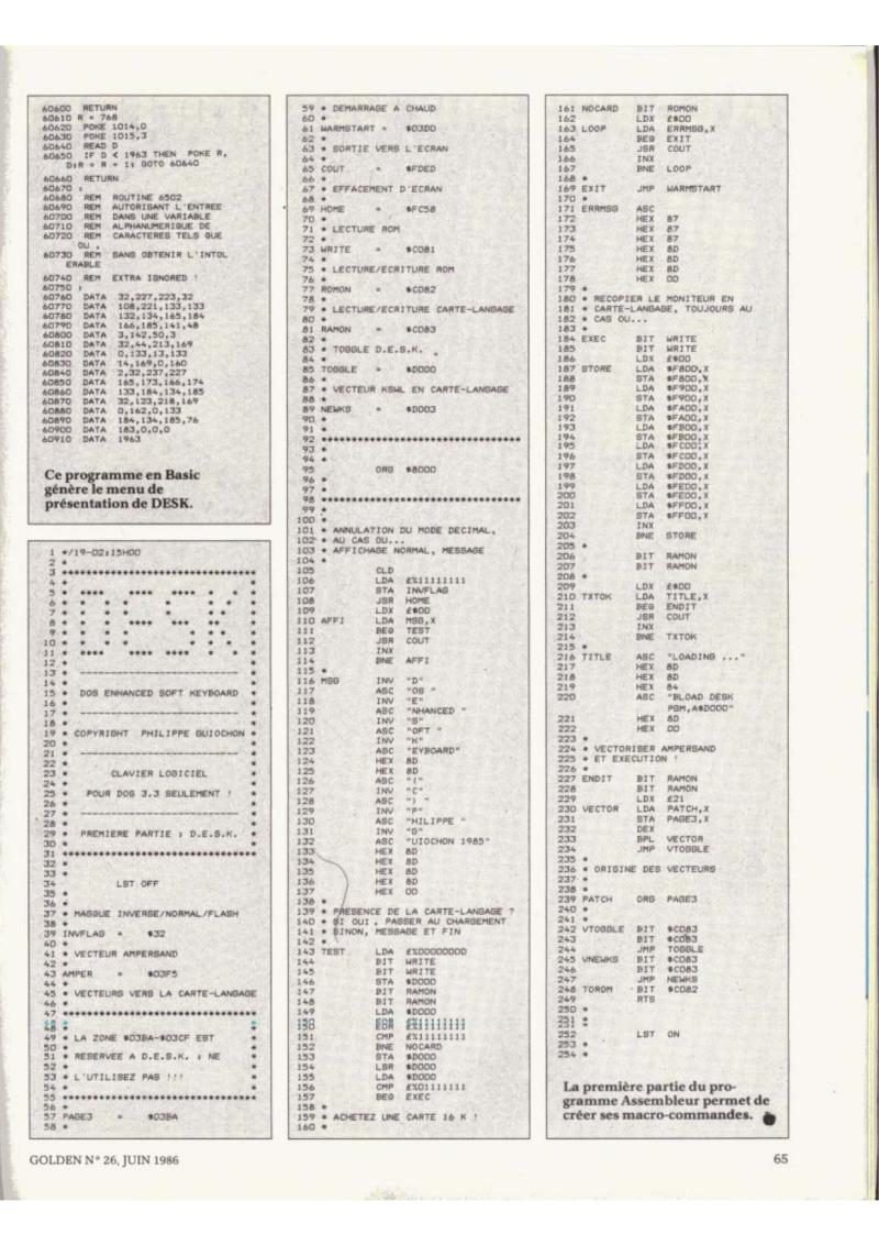 Golden Issue No 26 1986 06 IDG France FR — page 66