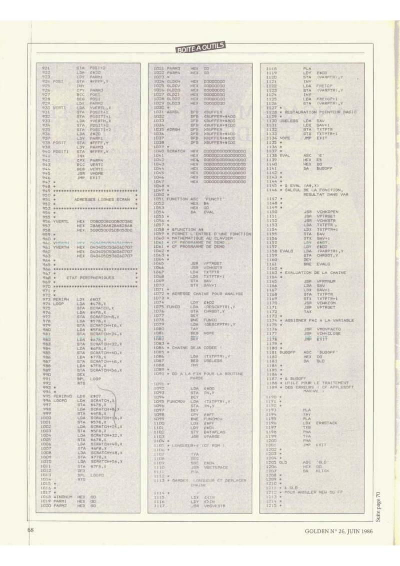 Golden Issue No 26 1986 06 IDG France FR — page 67