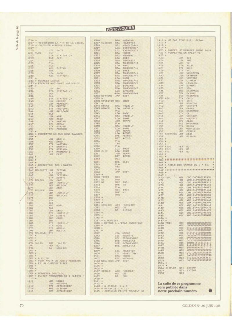 Golden Issue No 26 1986 06 IDG France FR — page 69
