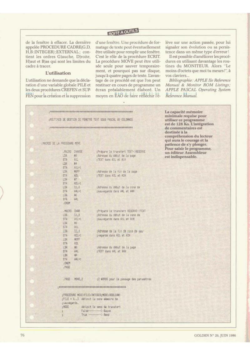 Golden Issue No 26 1986 06 IDG France FR — page 75