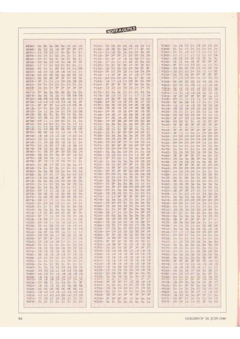 Golden Issue No 26 1986 06 IDG France FR — page 83