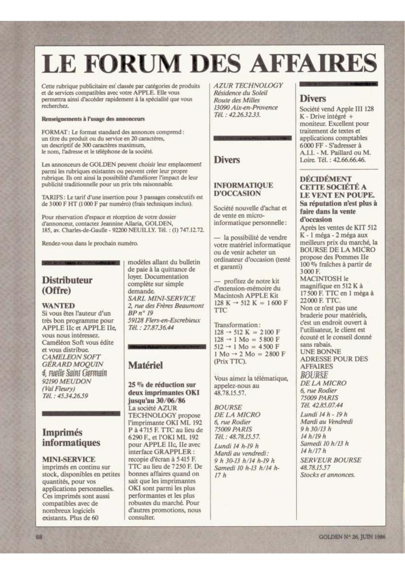 Golden Issue No 26 1986 06 IDG France FR — page 87