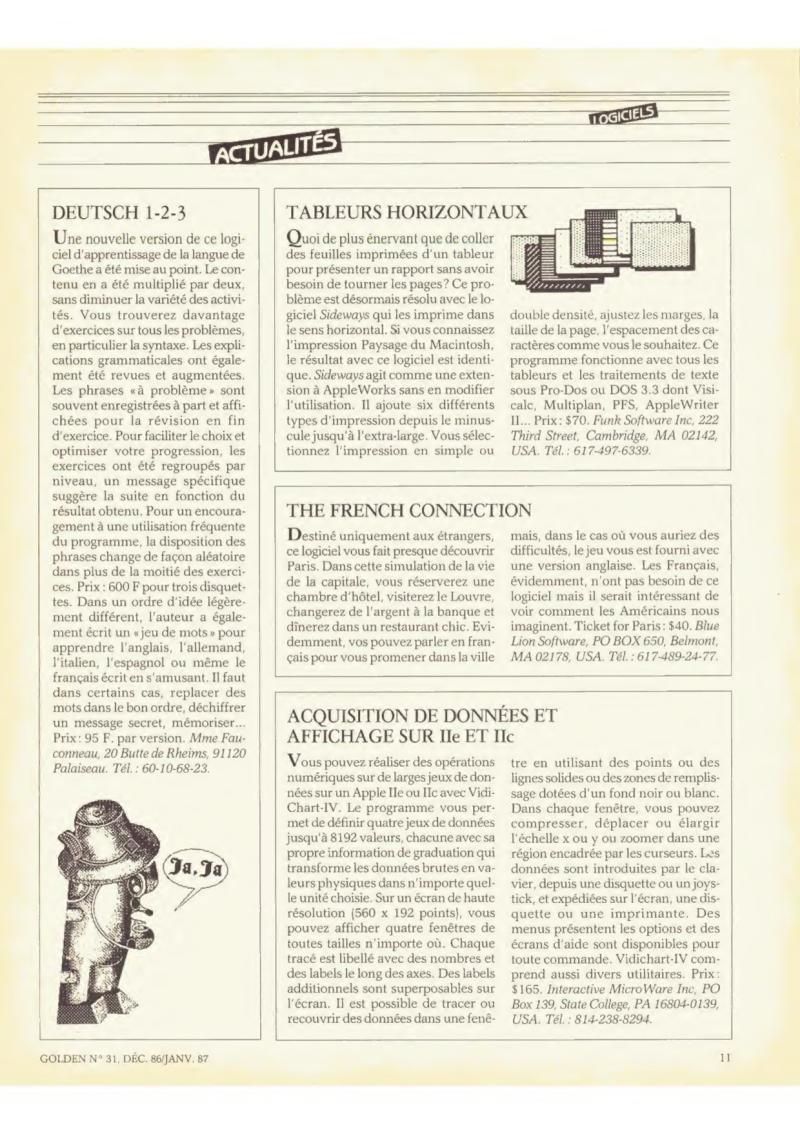 Golden Issue No 31 1986 12 IDG France FR — page 11