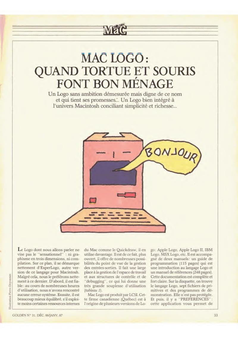 Golden Issue No 31 1986 12 IDG France FR — page 33