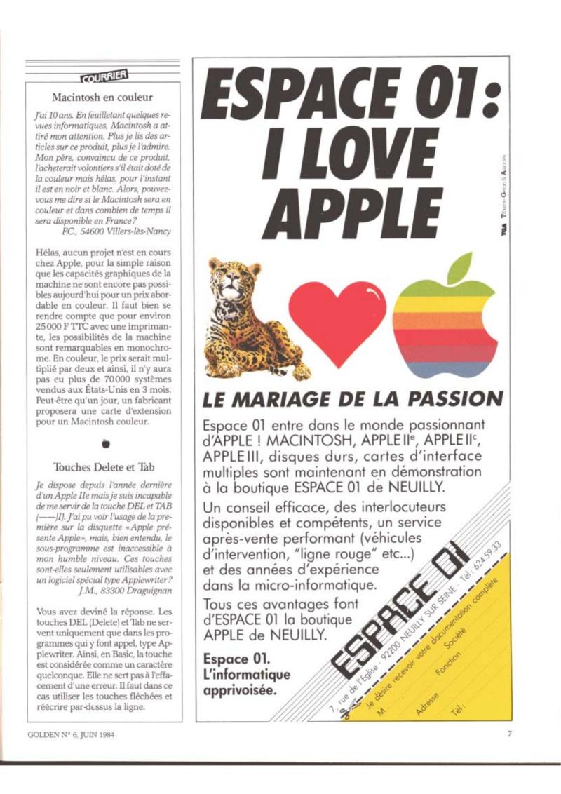 Golden Issue No 6 1984 06 IDG France FR — page 7