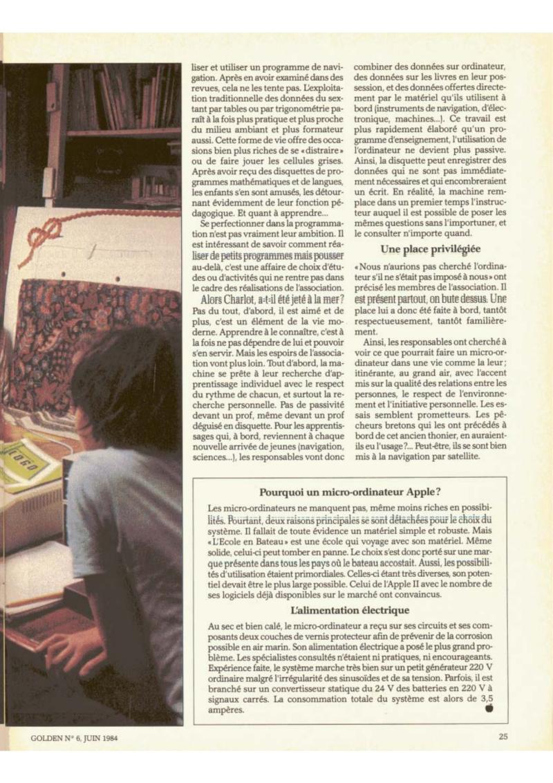 Golden Issue No 6 1984 06 IDG France FR — page 25