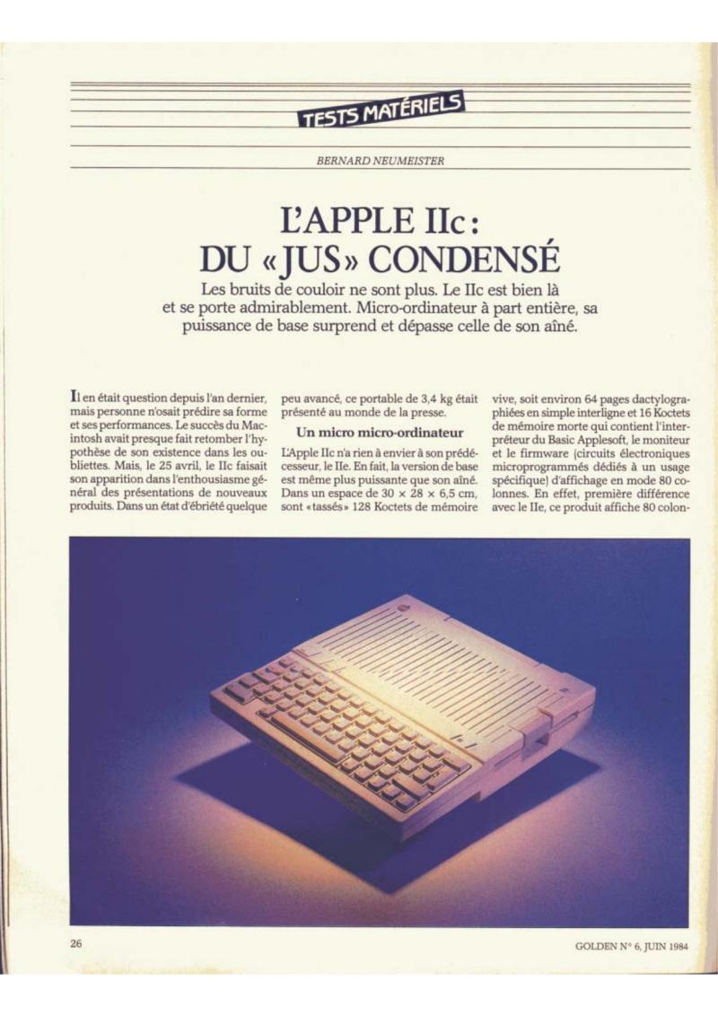 Golden Issue No 6 1984 06 IDG France FR — page 26