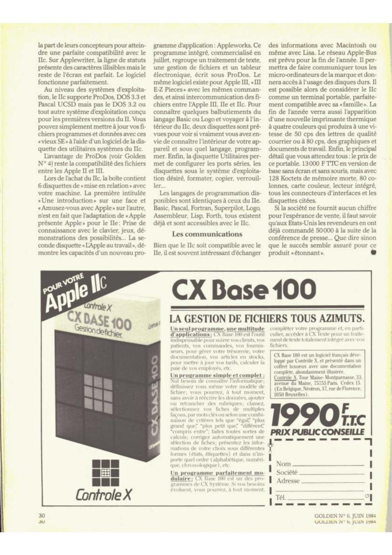 Golden Issue No 6 1984 06 IDG France FR — page 30