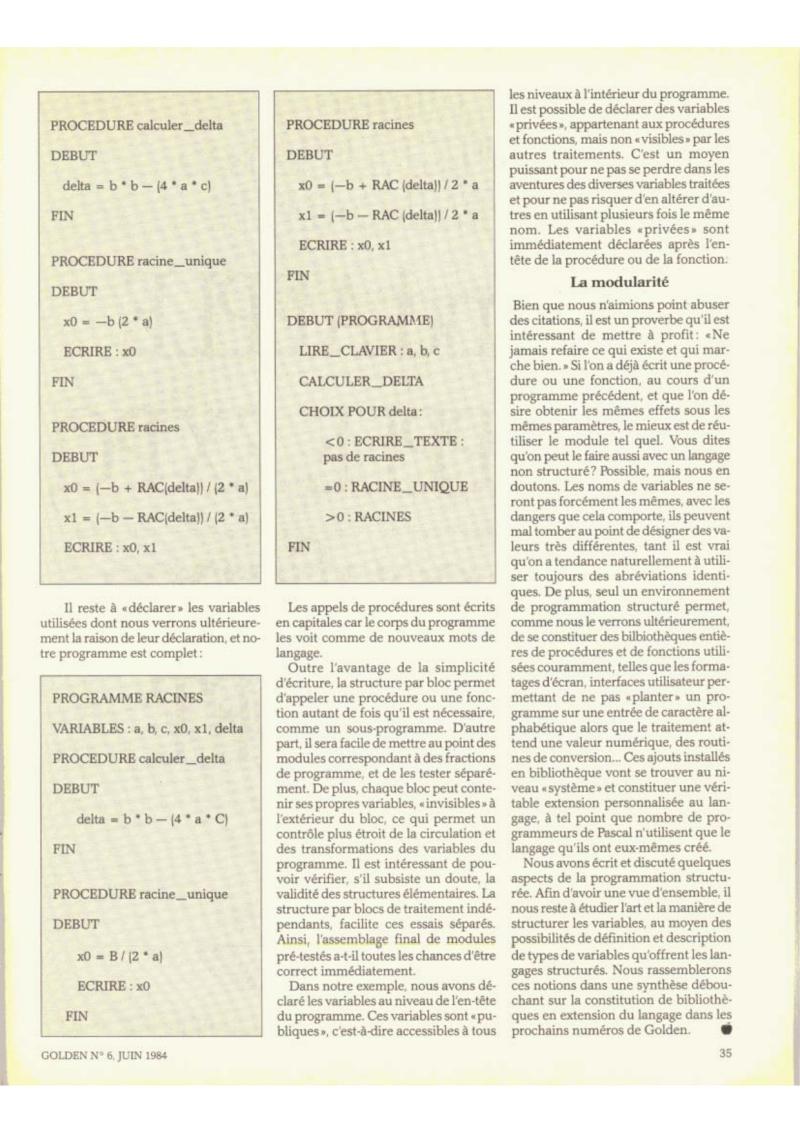 Golden Issue No 6 1984 06 IDG France FR — page 35