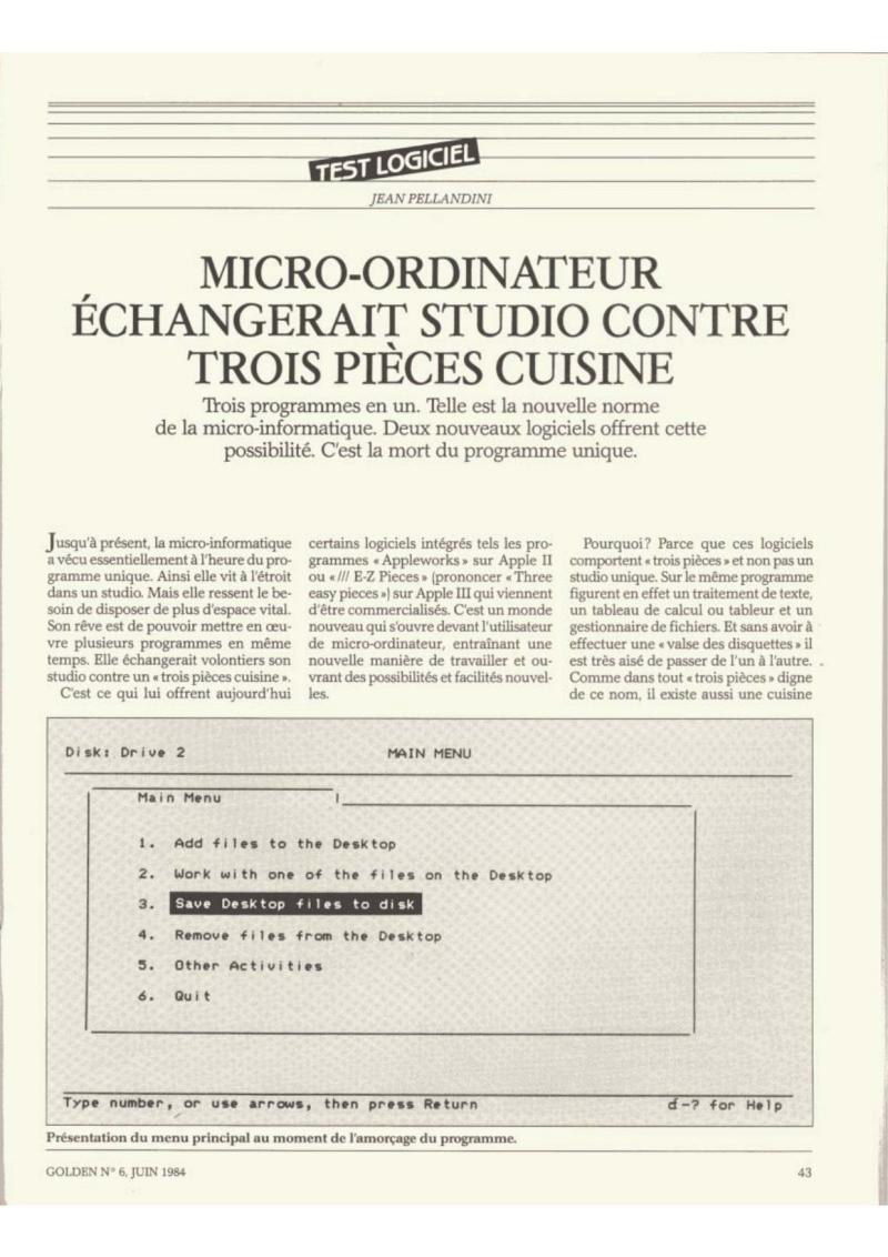 Golden Issue No 6 1984 06 IDG France FR — page 43