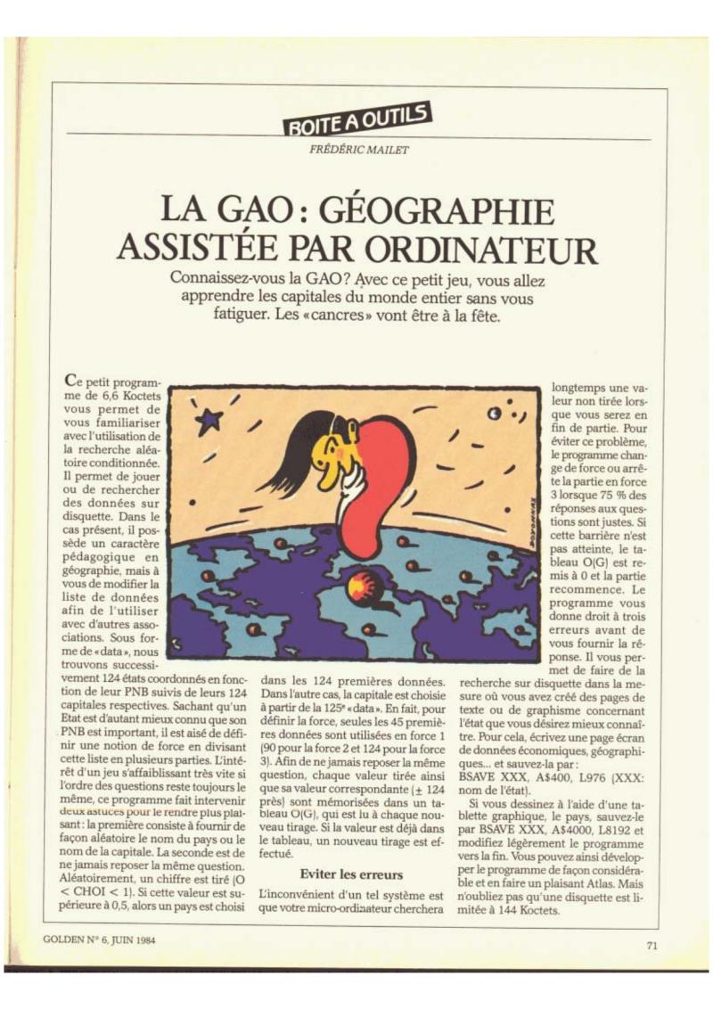 Golden Issue No 6 1984 06 IDG France FR — page 71