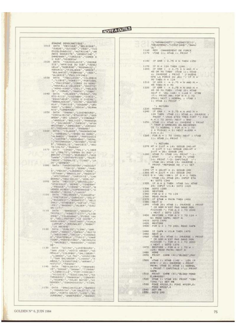 Golden Issue No 6 1984 06 IDG France FR — page 75
