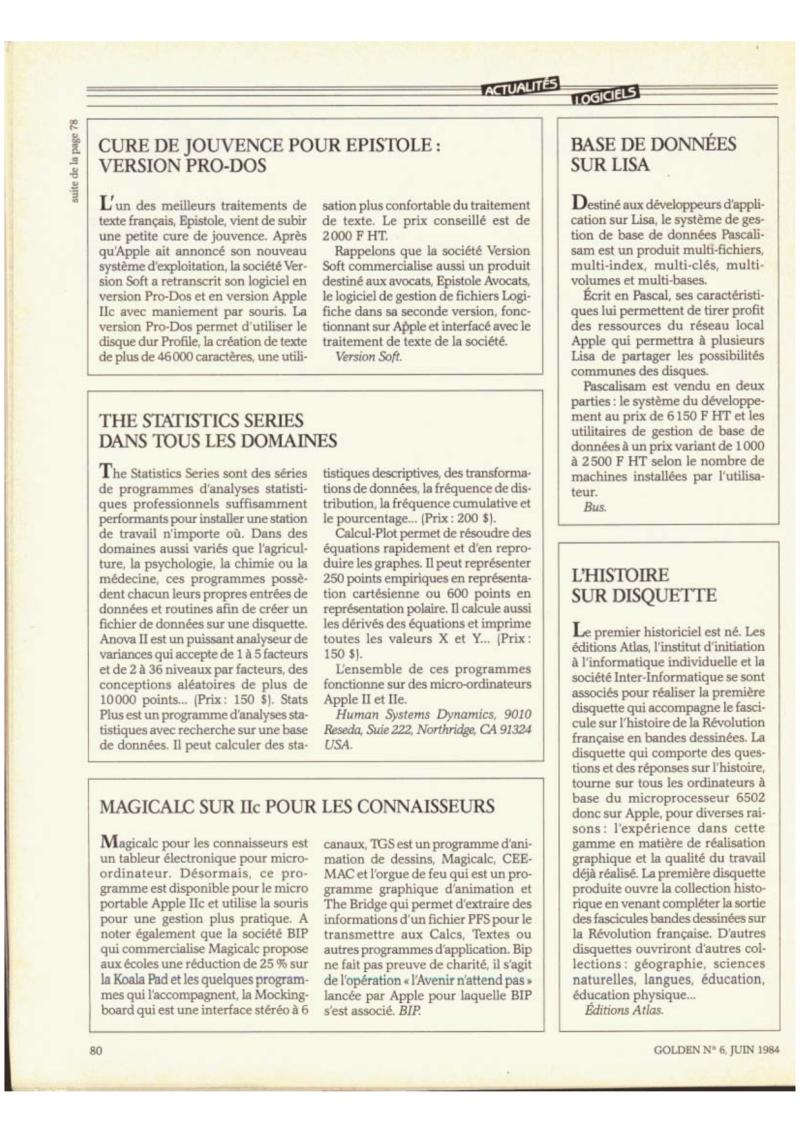 Golden Issue No 6 1984 06 IDG France FR — page 80