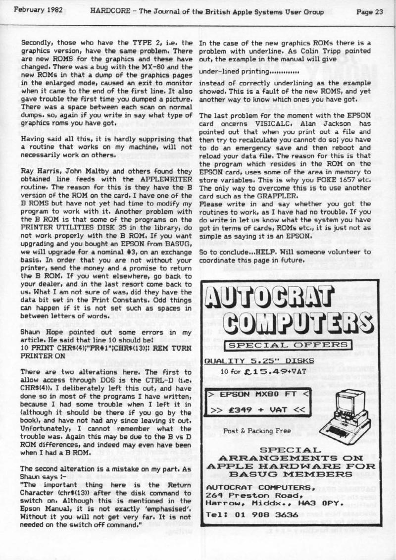 Hardcore Volume 2 No. 1 1982 02 BASUG GB — page 23