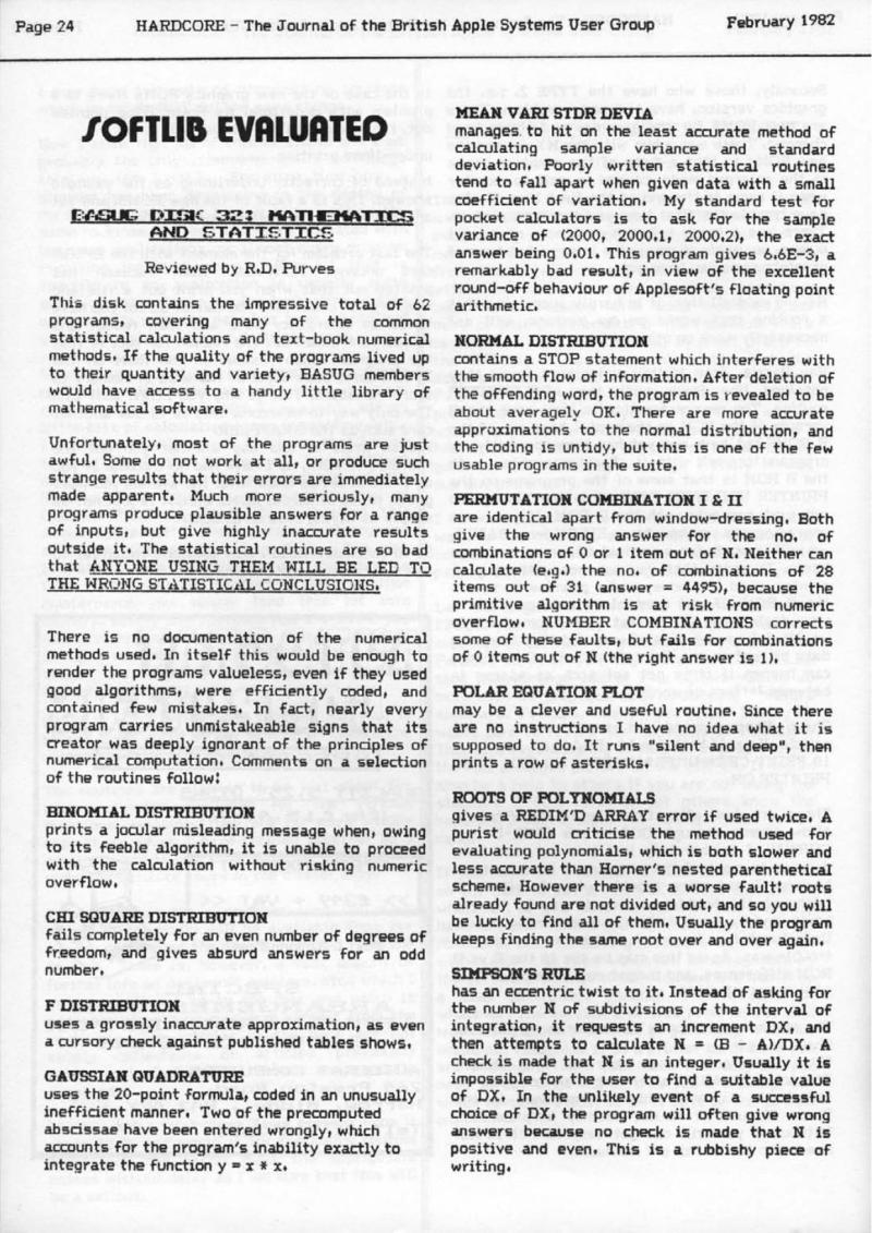 Hardcore Volume 2 No. 1 1982 02 BASUG GB — page 24