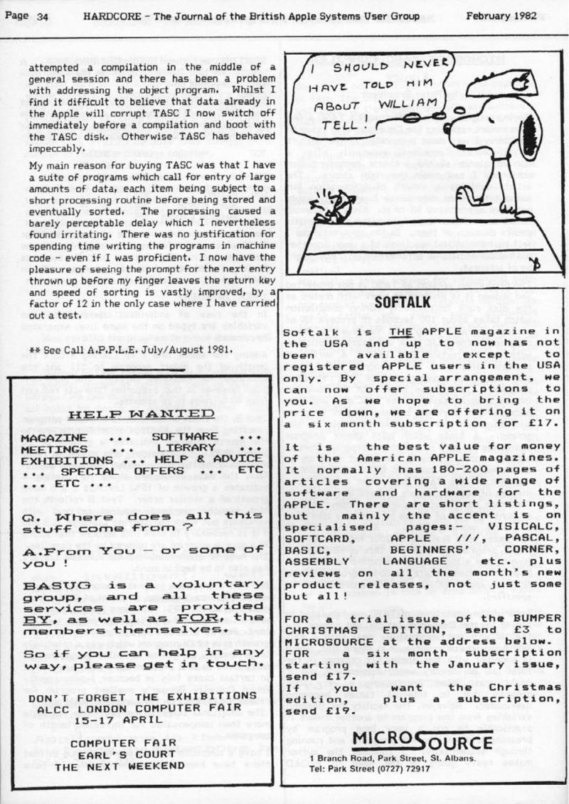 Hardcore Volume 2 No. 1 1982 02 BASUG GB — page 34