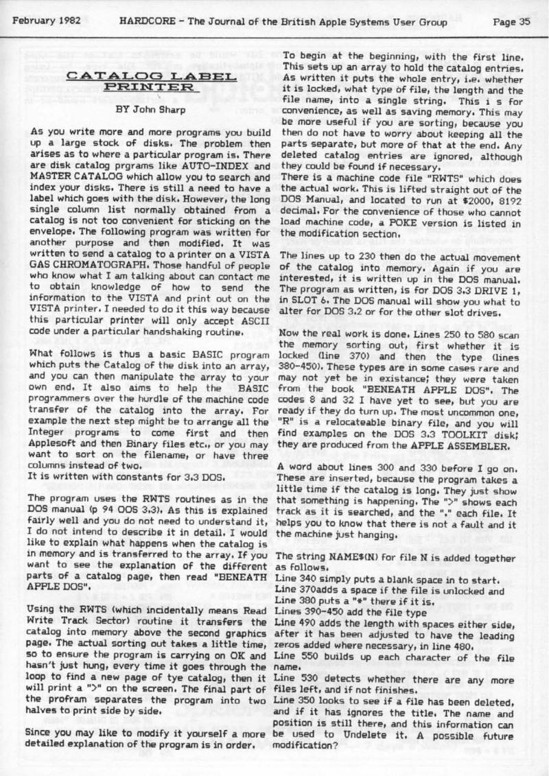 Hardcore Volume 2 No. 1 1982 02 BASUG GB — page 35
