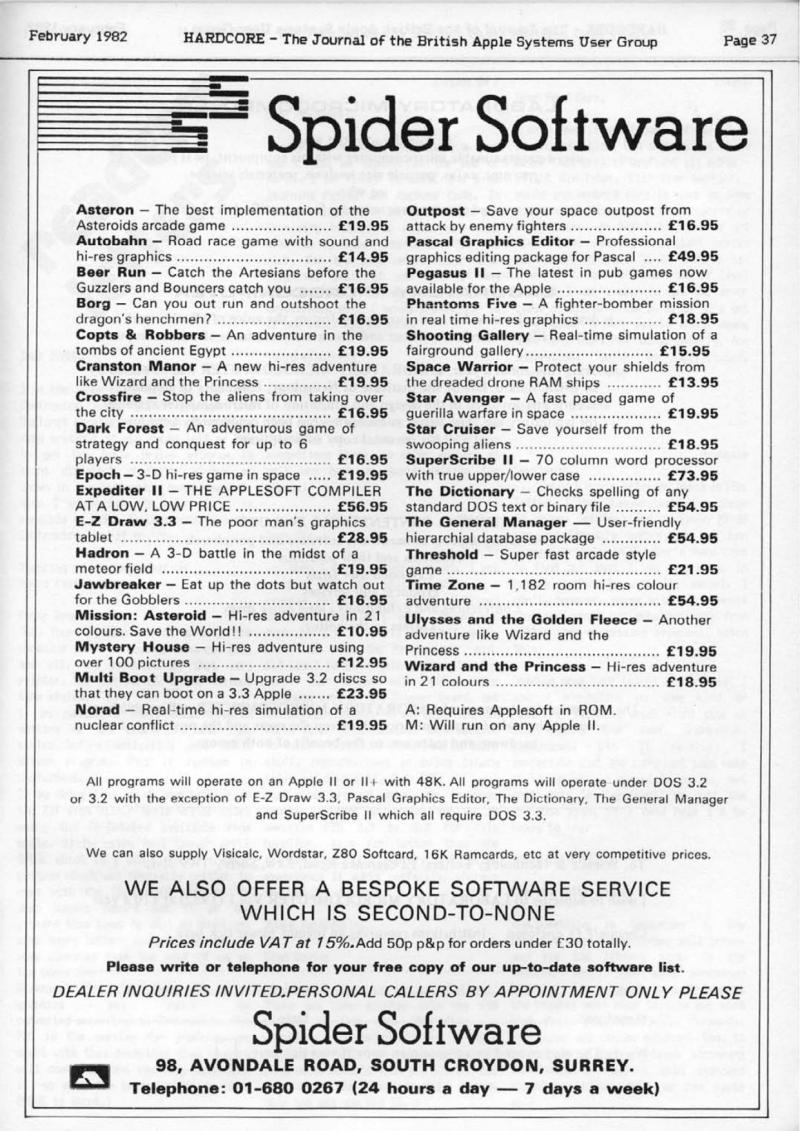 Hardcore Volume 2 No. 1 1982 02 BASUG GB — page 37
