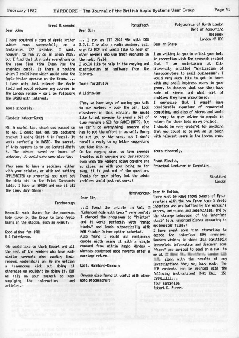 Hardcore Volume 2 No. 1 1982 02 BASUG GB — page 41