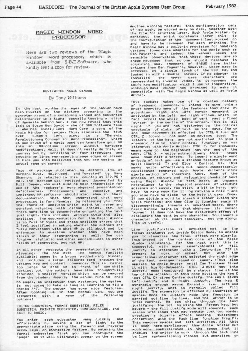 Hardcore Volume 2 No. 1 1982 02 BASUG GB — page 44