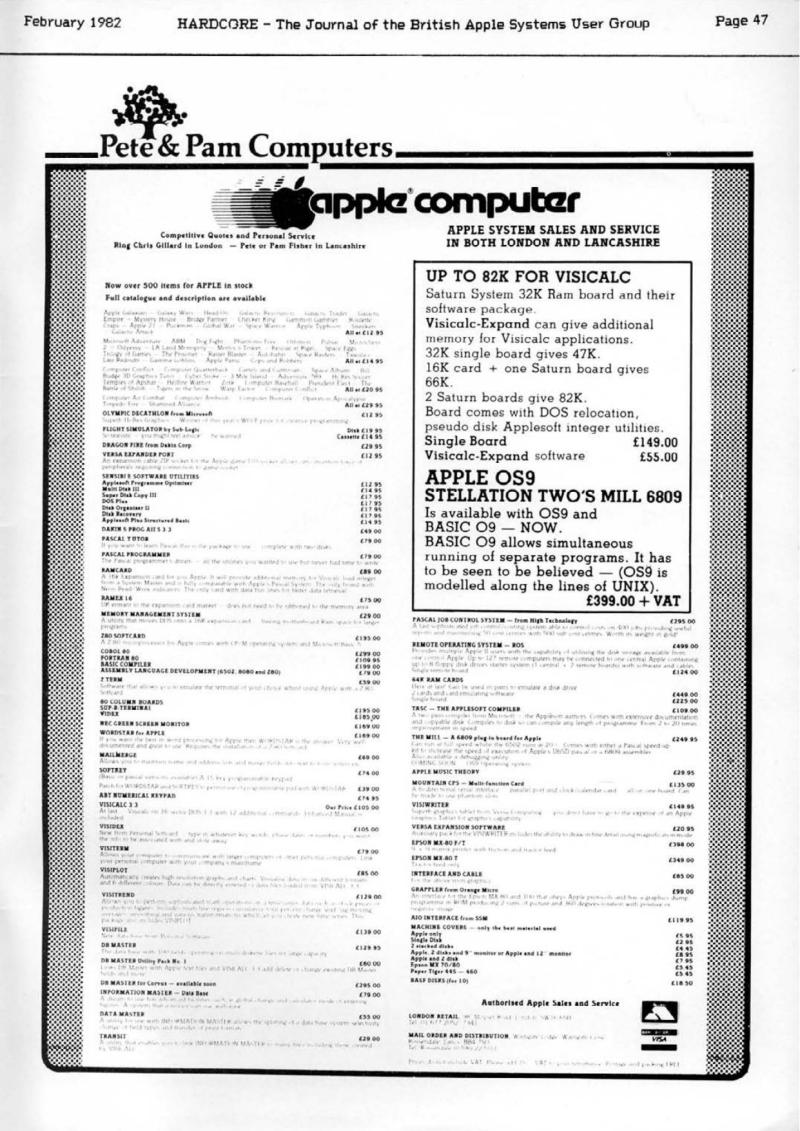 Hardcore Volume 2 No. 1 1982 02 BASUG GB — page 47