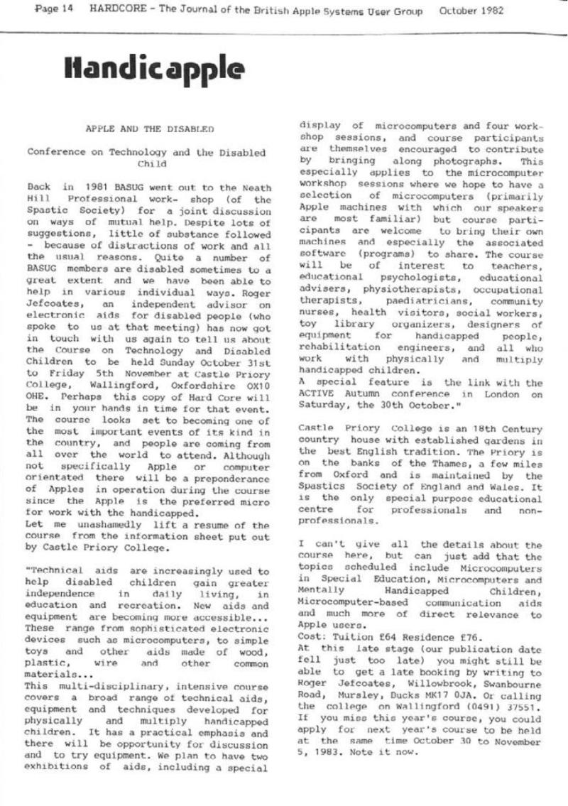 Hardcore Volume 2 No. 5 1982 10 BASUG GB — page 14