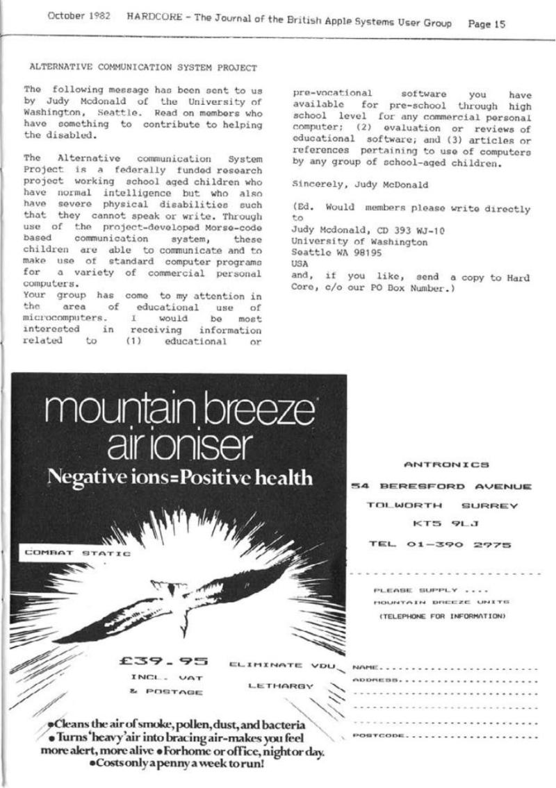 Hardcore Volume 2 No. 5 1982 10 BASUG GB — page 15