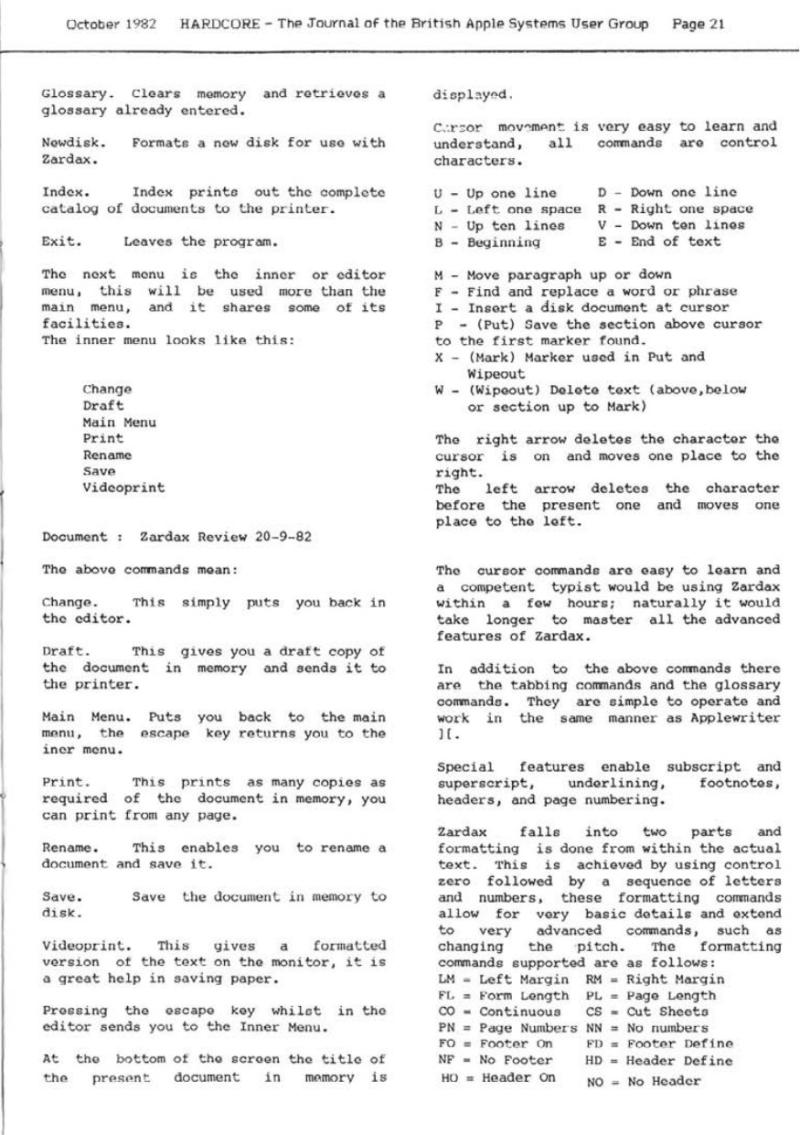 Hardcore Volume 2 No. 5 1982 10 BASUG GB — page 21
